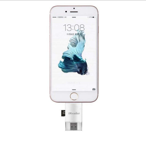 AussieSuperStore Homeware Supplies iPhone 6S 6S Plus iPad Air Mini iPod iReader Micro-SD TF OTG Card Reader 8 Pin Adapter iPhone iPad Air Mini iPod iReader Micro-SD Card Reader 8 Pin Adapter CBIDRAGON006